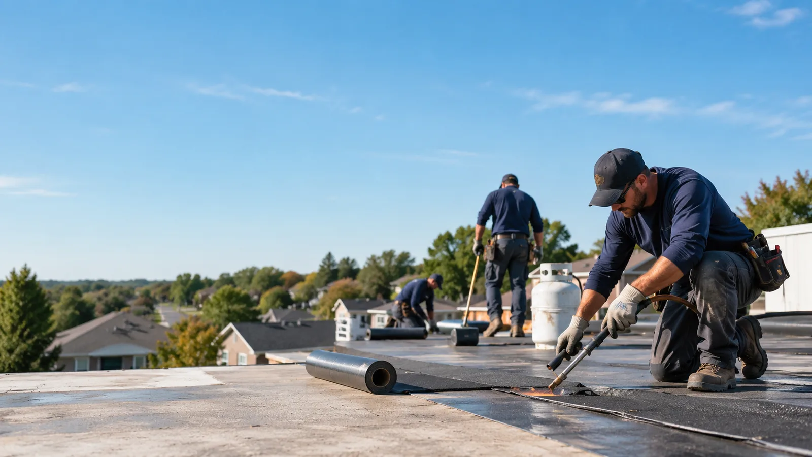 Flat Roof Leak Repair providers in Roxana, IL